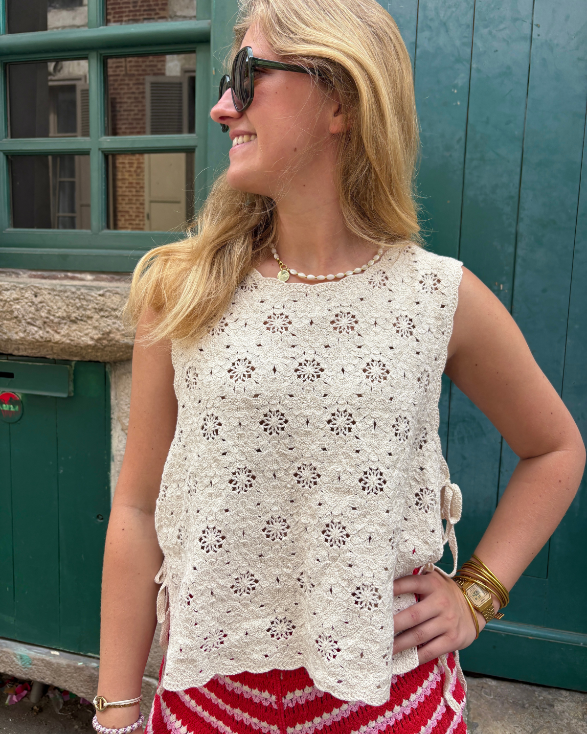 Top en crochet Soléa