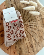 Chaussettes à paillette Léopard